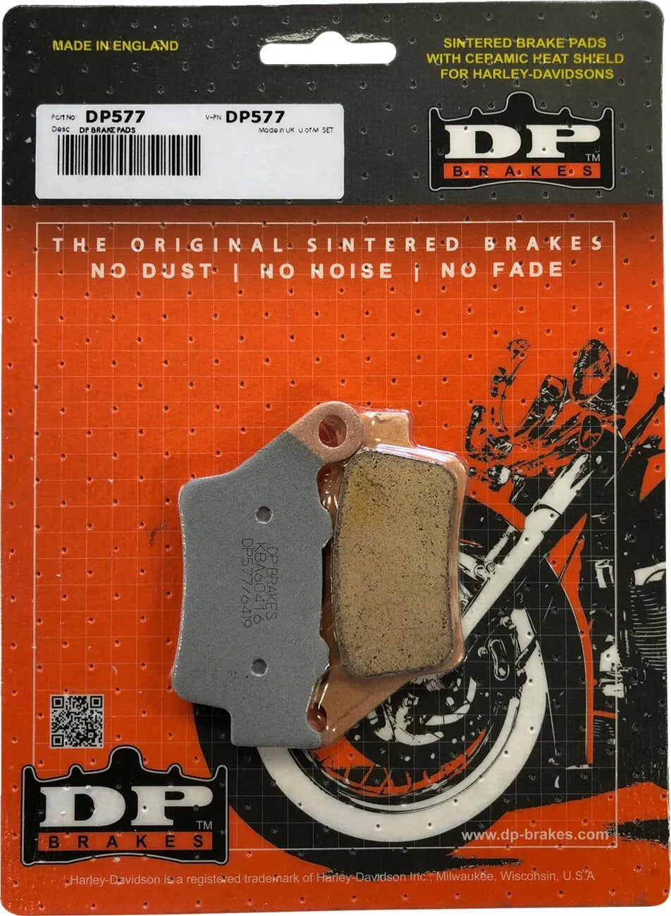 DP Brakes Sintermetall-Bremsbeläge für Indian/Victory - Hinten