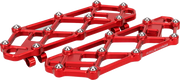 Arlen Ness Diamond Red Anodized Driver Floorboards