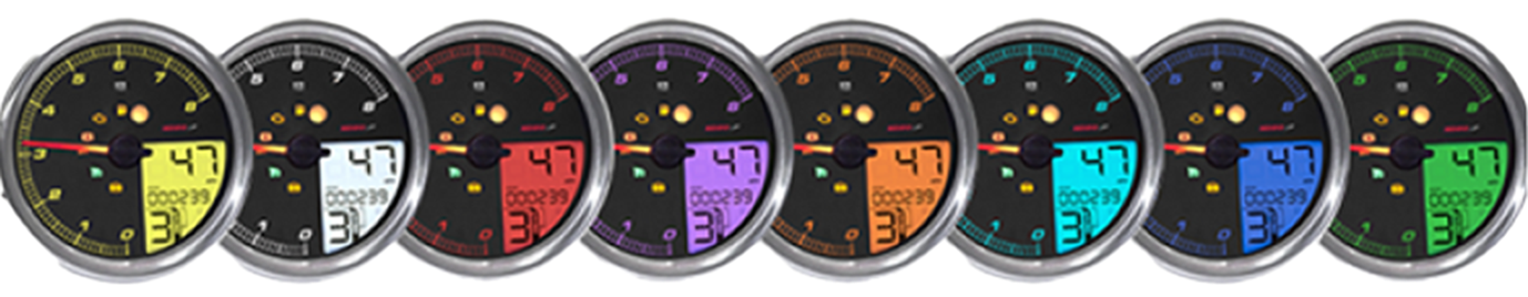 Koso HD-05 Fat Bob Style Gauge for Softail and Road King – Gauges & Dashes