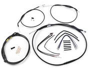 Burly Brand Jail Bar Cable Kit for 12" Handlebars