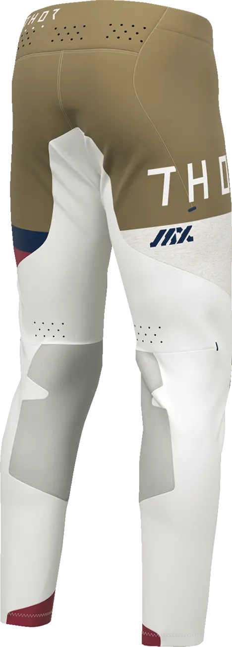 Thor Sportmode League Pants - Tan/White/Navy/Maroon