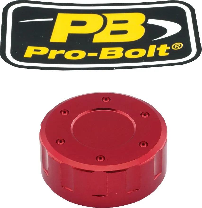 Pro Bolt Aluminum Clutch Reservoir Cap - Red