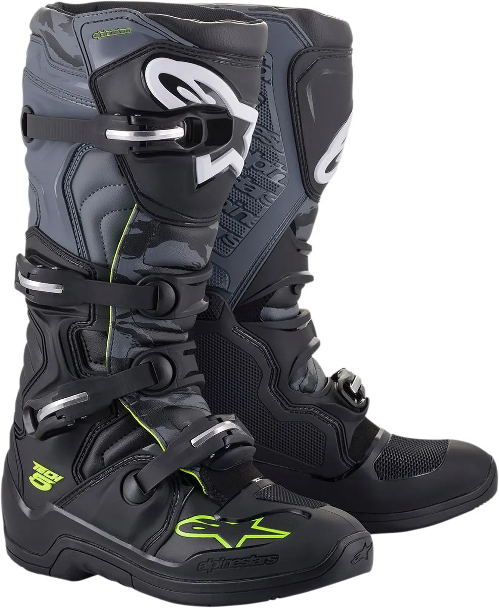 Alpinestars Tech 5 Boots Black/Gray/Yellow