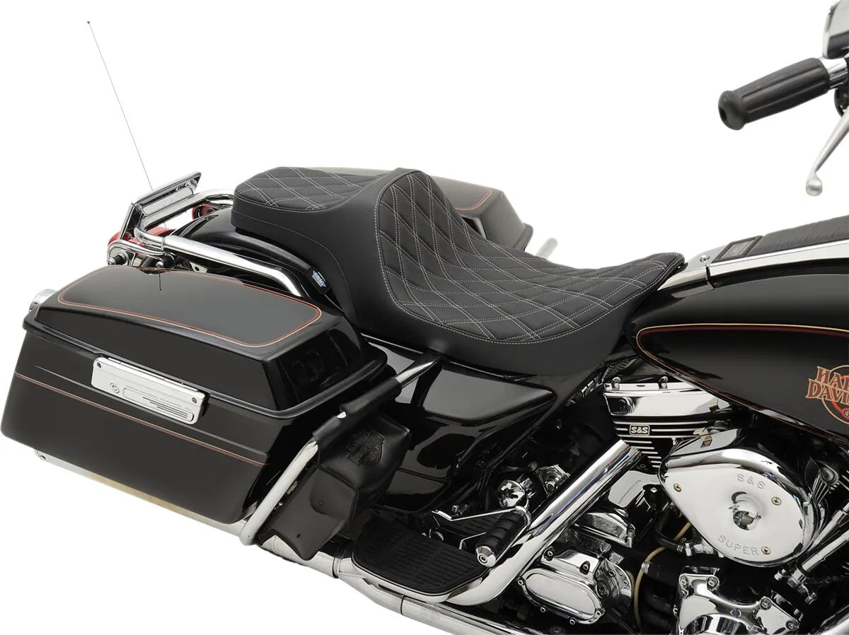 Drag Specialties Predator Iii Seat - For Harley Davidson