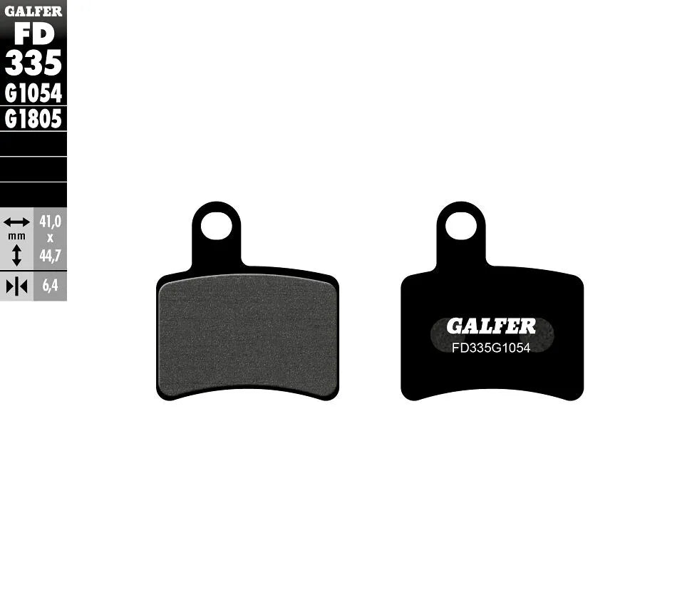 Galfer Semi-Metallic Bremsbeläge Für Oem Ersatz - Hinten