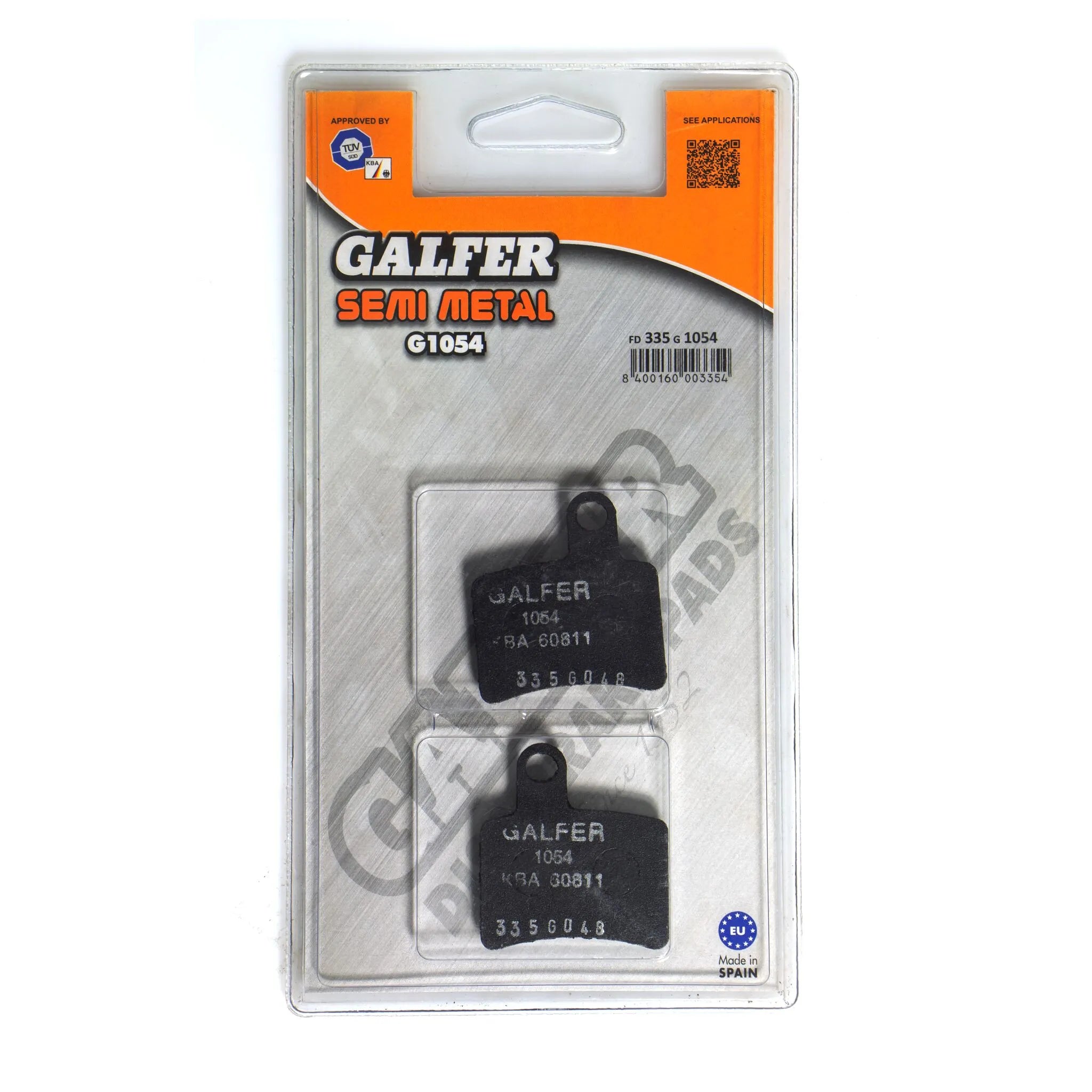 Galfer Semi-Metallic Bremsbeläge Für Oem Ersatz - Hinten