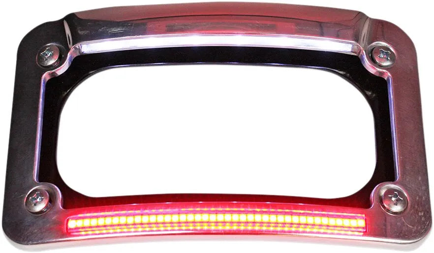 Custom Dynamics Led License Plate Frame Chrome