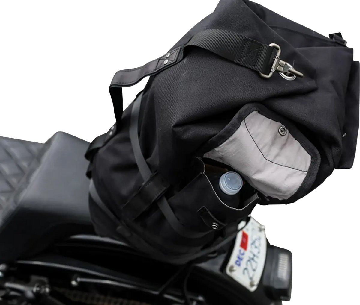 Burly Brand Voyager Sissy Bar Backpack Black