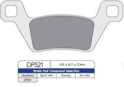 DP Brakes Standard Sintermetall Bremsbeläge - Hinten
