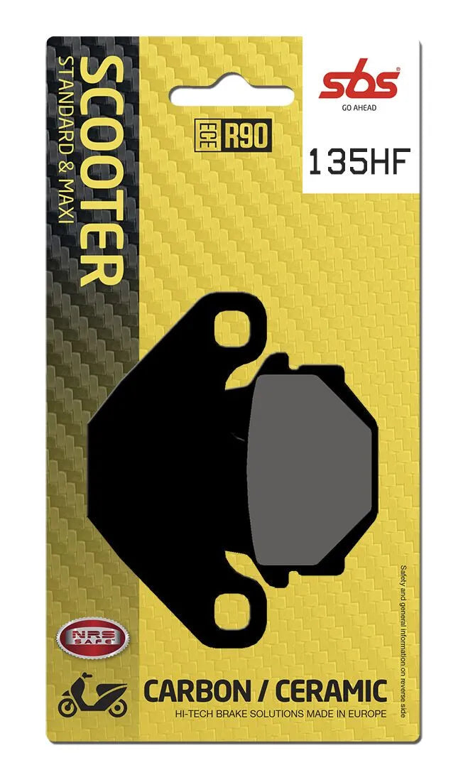 Sbs Hf Street Ceramic Organic Bremsbeläge Set - Vorne & Hinten