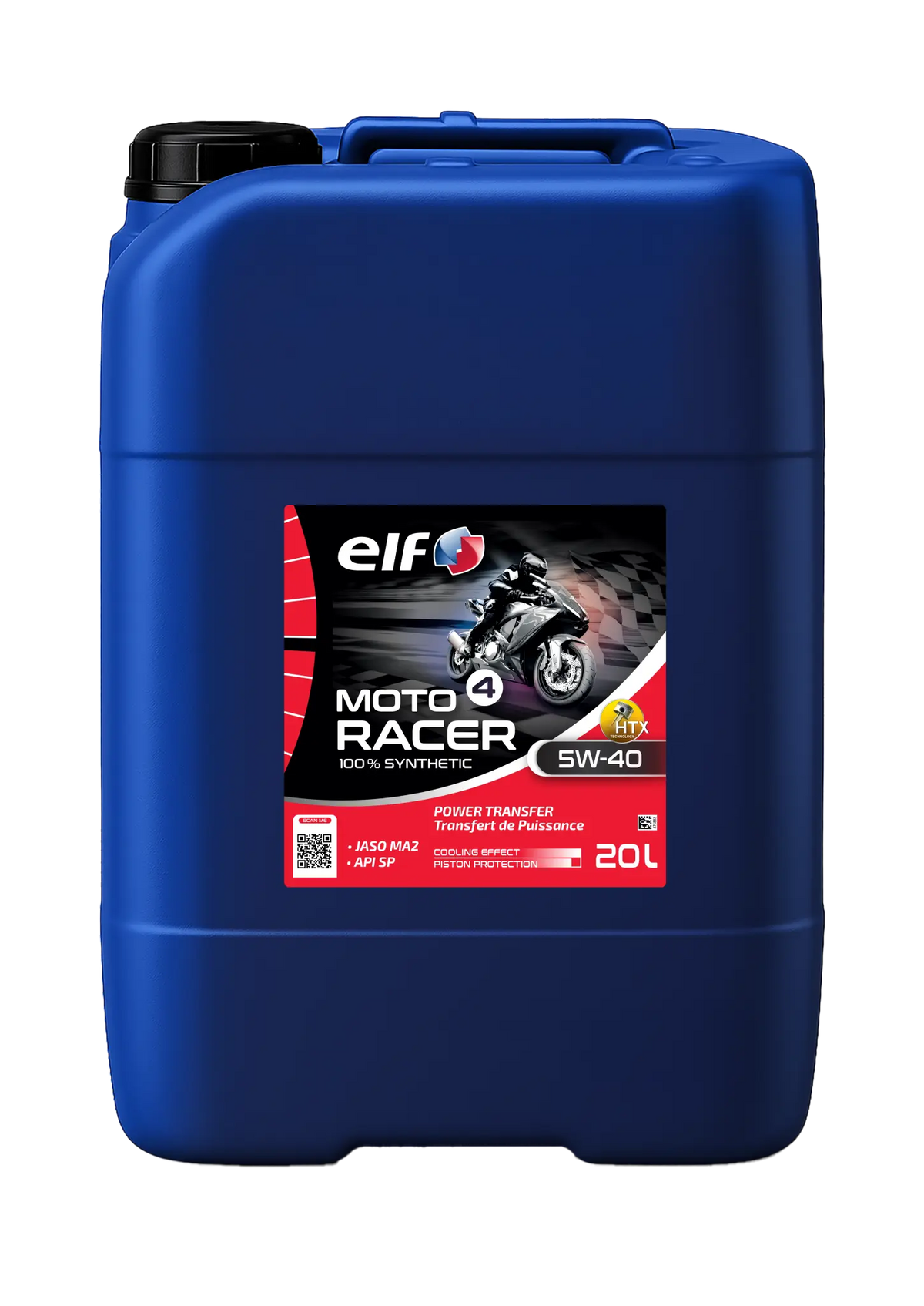 ELF Moto 4 Racer 5W-40 Synthetic Engine Oil 20L