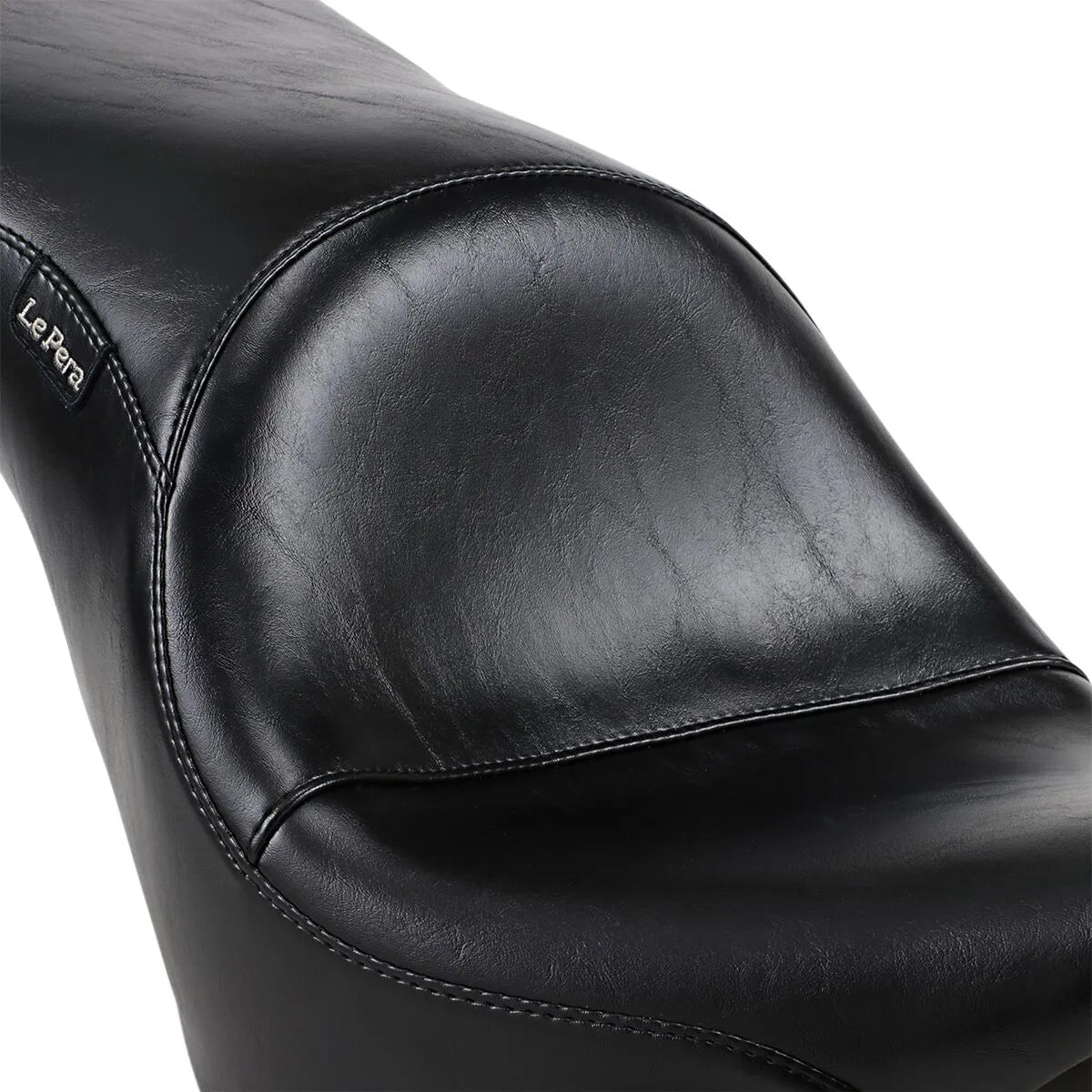 Le Pera Maverick Seat - Black Vinyl - For Harley Davidson