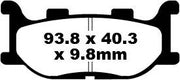 Ebc Sfa-hh Sinter-roller-bremsbeläge - Vorne & Hinten