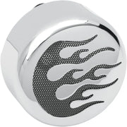 Drag Specialties Horn Cover - Chrome Steel, 4-5/8"