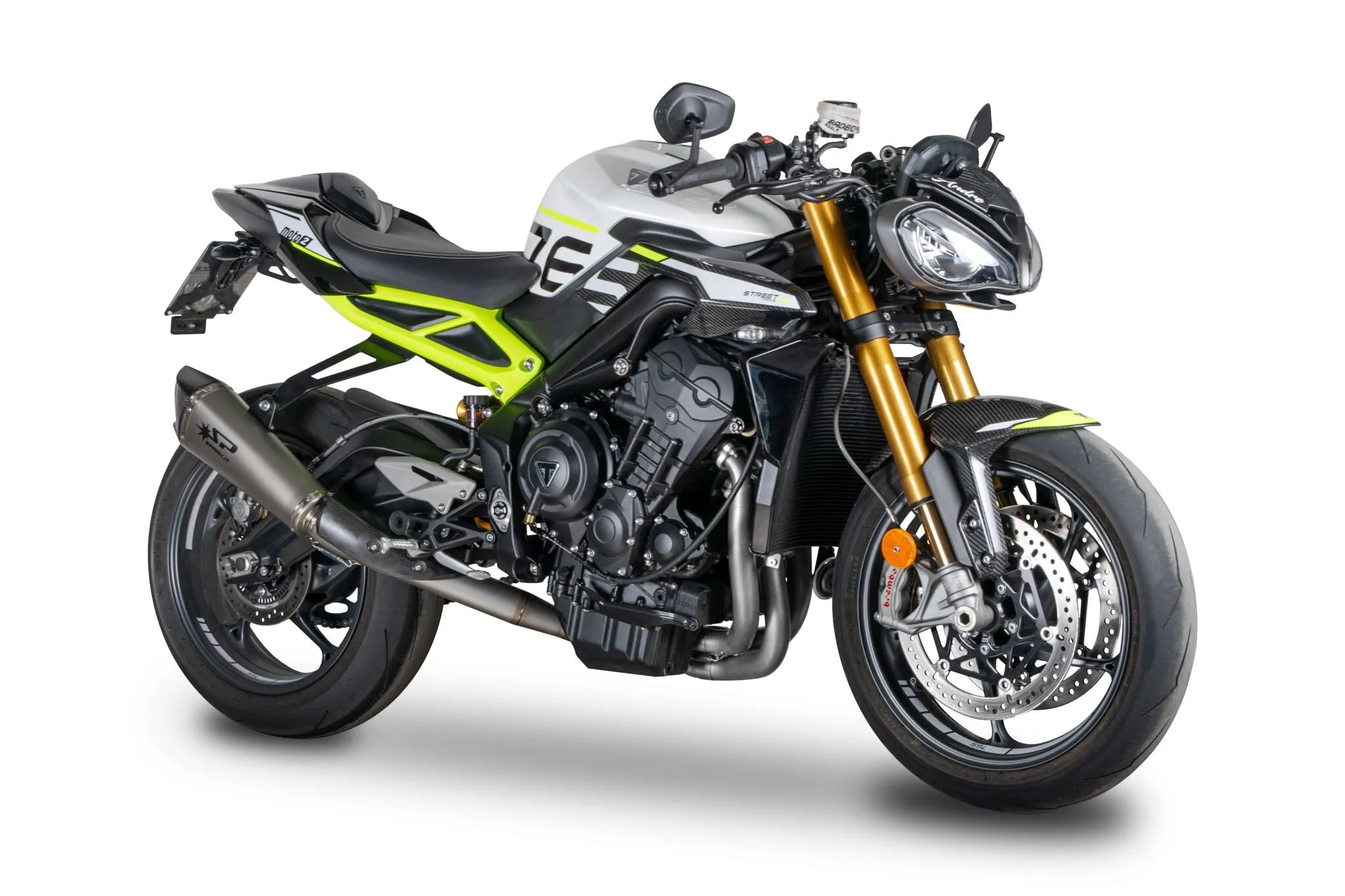 Spark Konix Evo Auspuffanlage Titan/Carbon Fiber