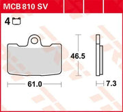 Trw Sv Series Sinter-Bremsbeläge - Vorne