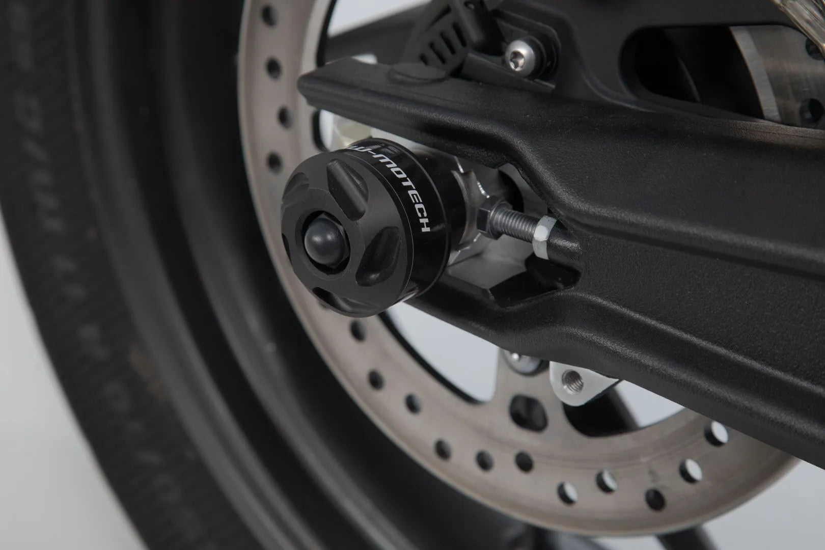 Sw-motech Rear Axle Slider Set For Motorcycle Swing Arm