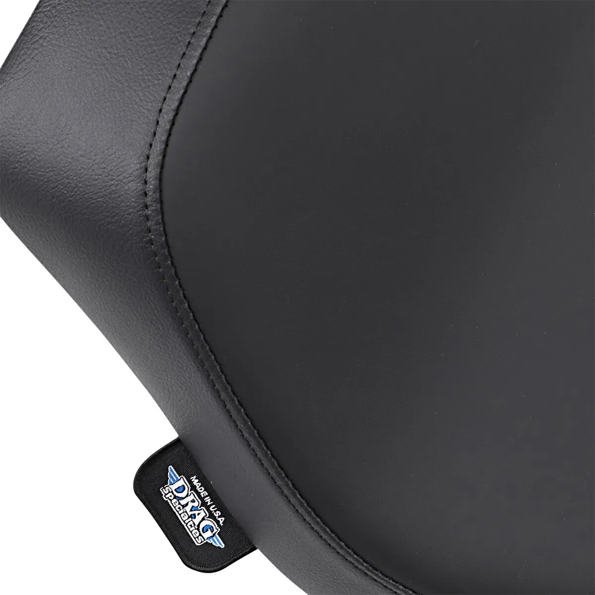 Drag Specialties Low Solo Seat - Black - For Harley Davidson