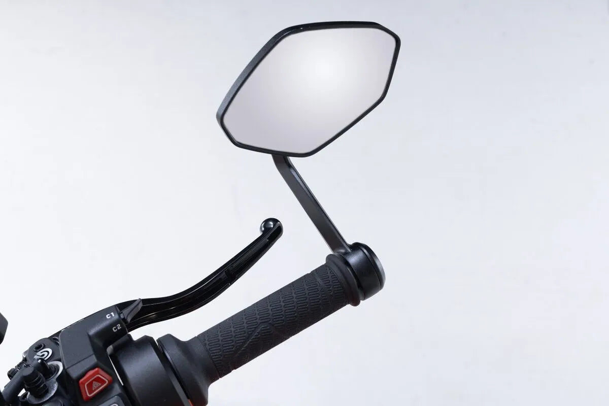 Sw-motech Bar End Mirrors - Black Aluminum