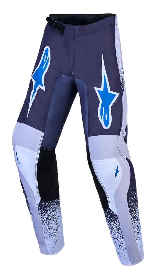 Alpinestars Fluid Drag Youth Pants Gray Lilac Blue
