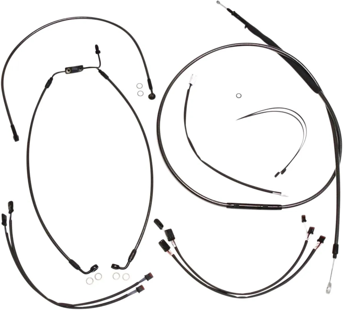 Magnum Shielding Black Pearl Handlebar Installation Kit for Ape