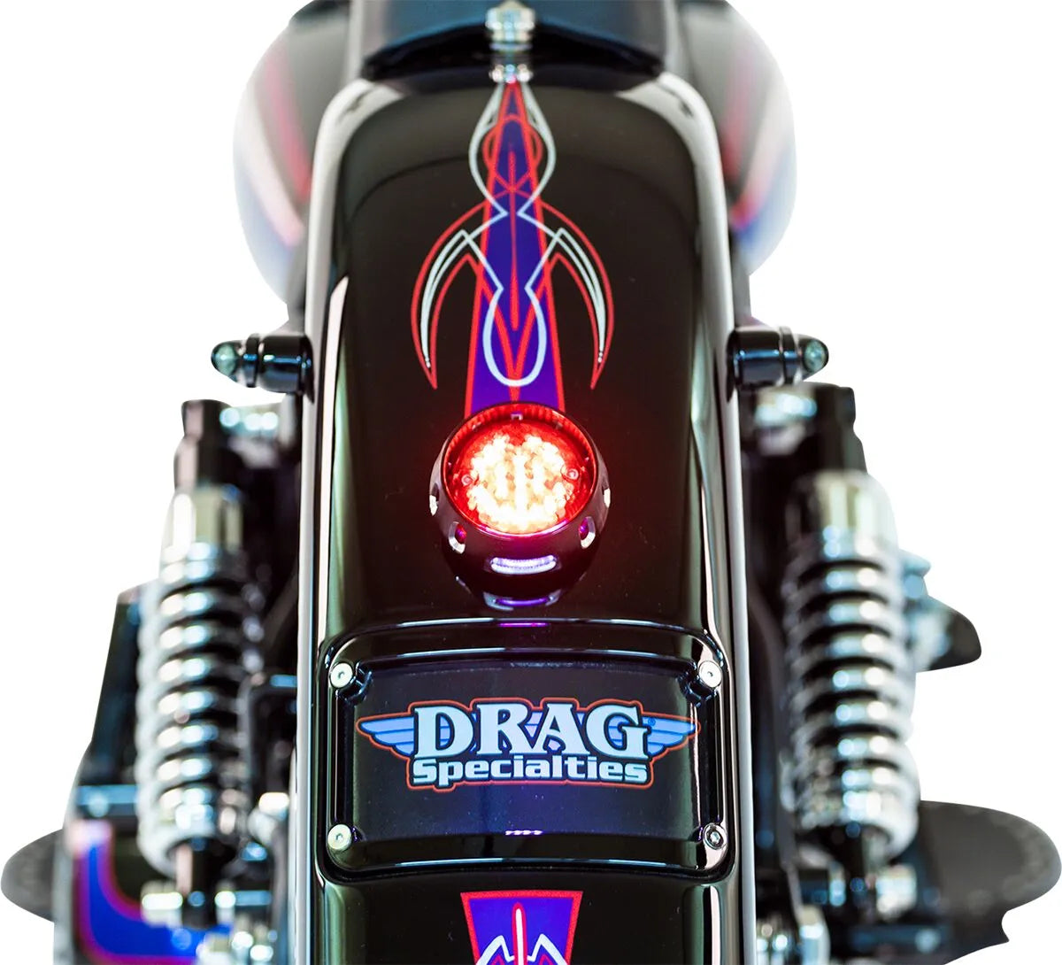 Drag Specialties Led Taillight & License Plate Mount
