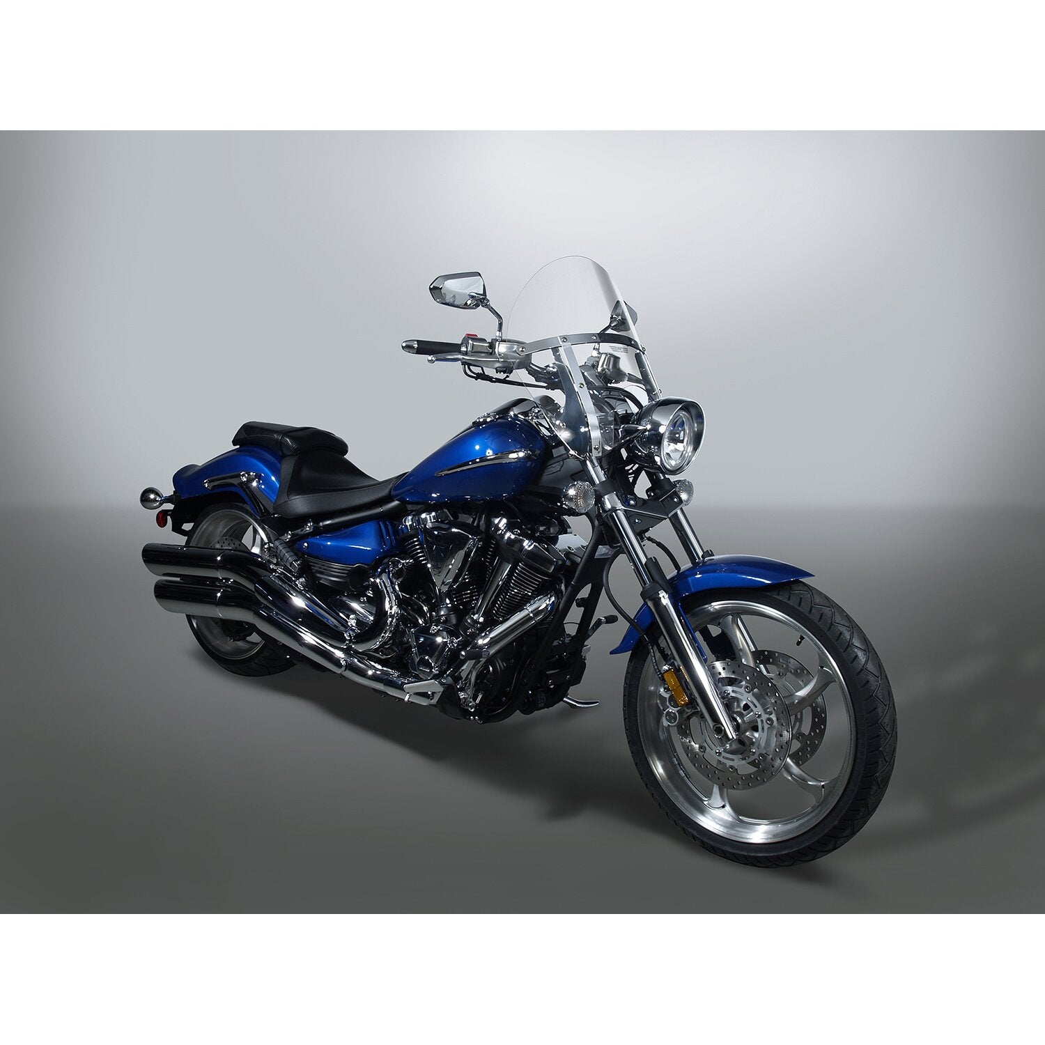 National Cycle SwitchBlade® Quick Release Windshield Chopped™ Clear