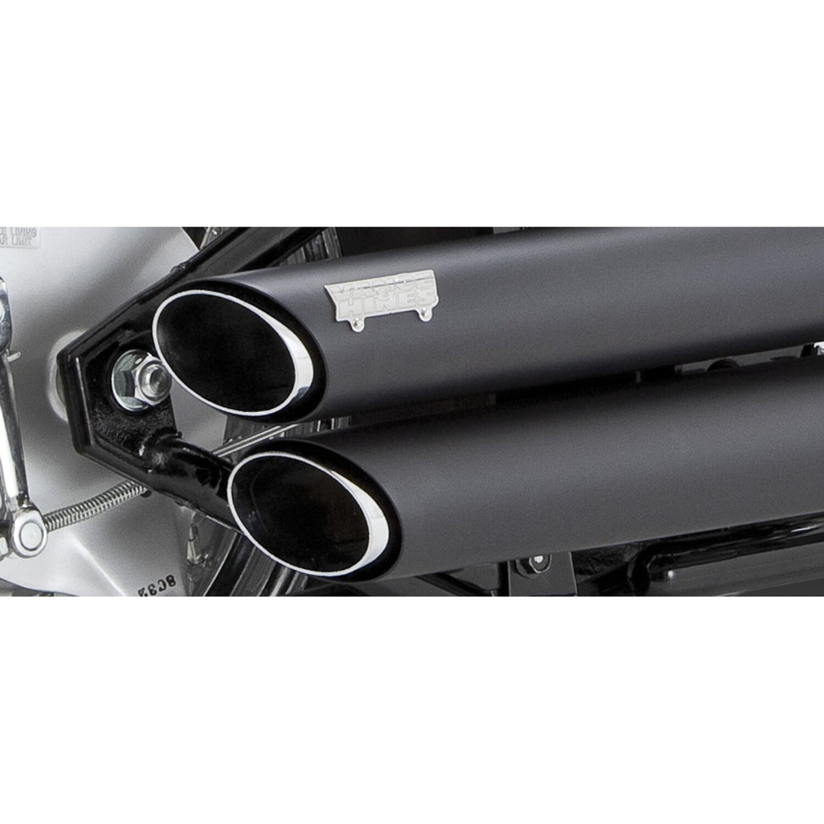Vance & Hines Twin slash staggered 2-2 exhaust black