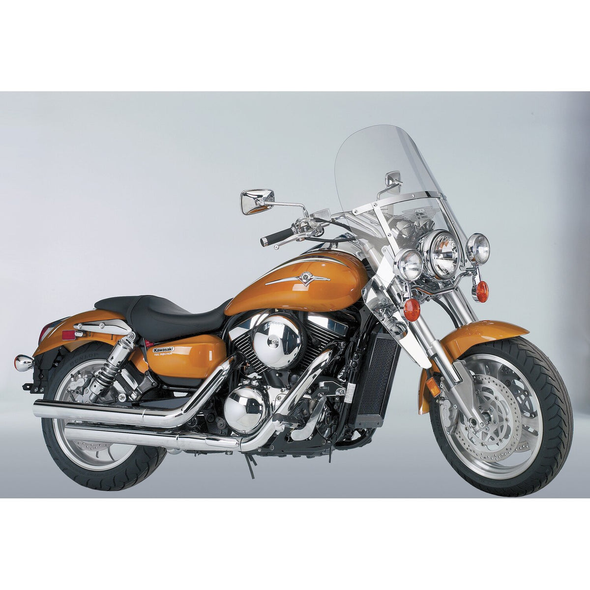 National Cycle Heavy Duty lower deflectors chrome