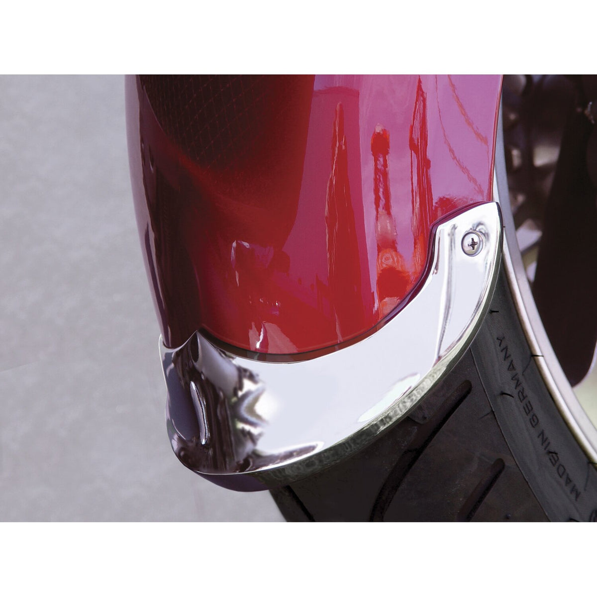 National Cycle cast front fender tip set chrome