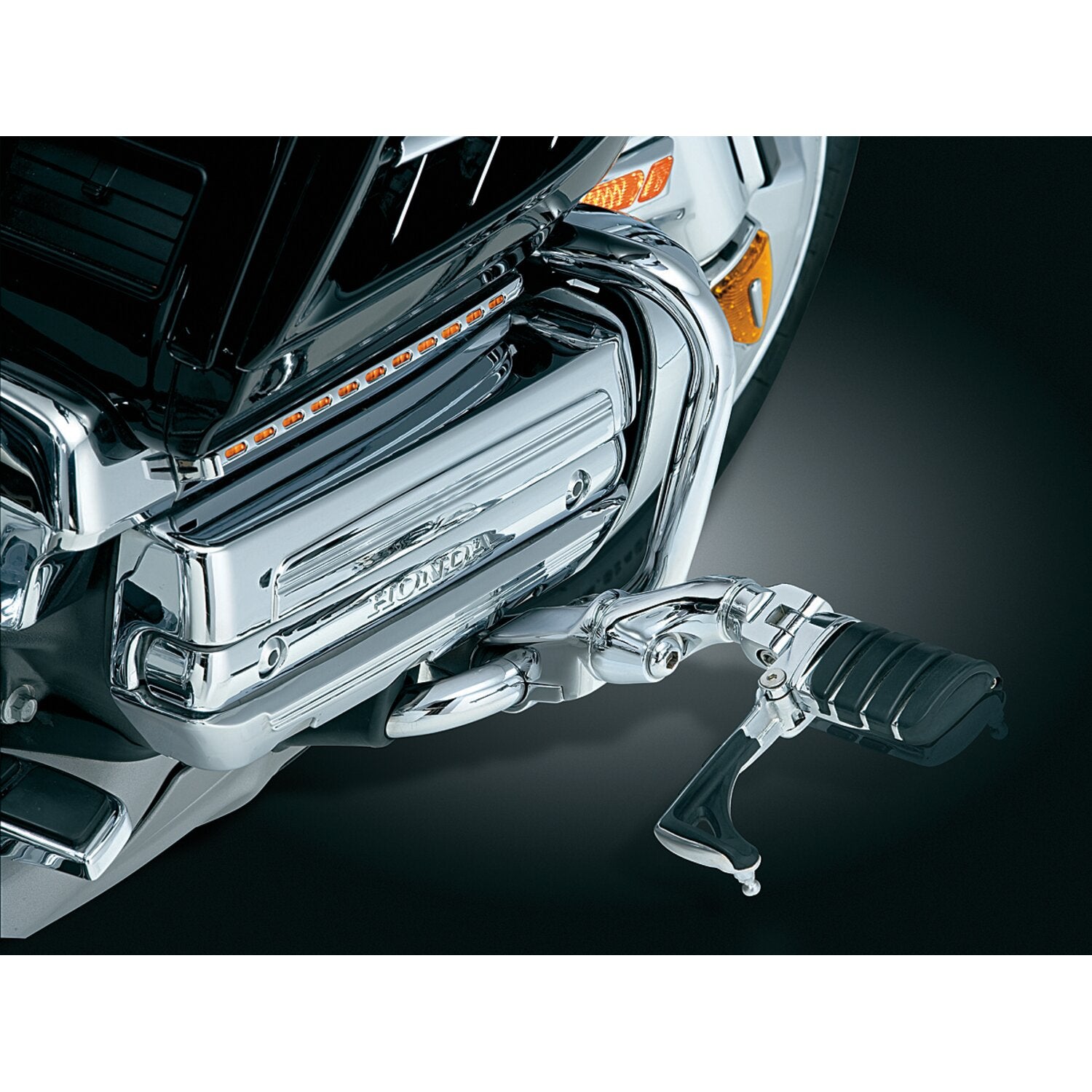 Kuryakyn Ergo II cruise mounts with mini arms chrome