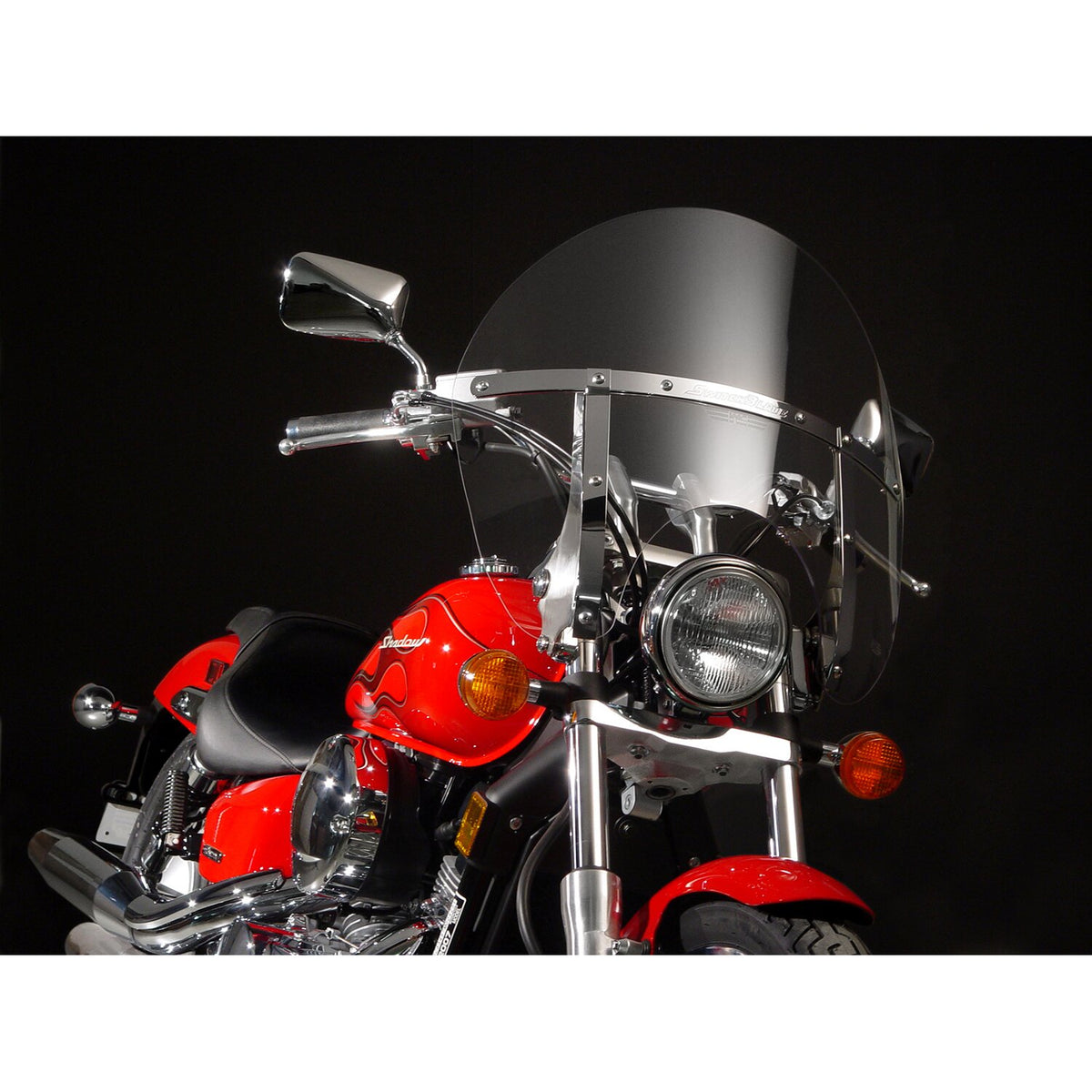 National Cycle SwitchBlade® Quick Release Windshield 2-Up® Clear