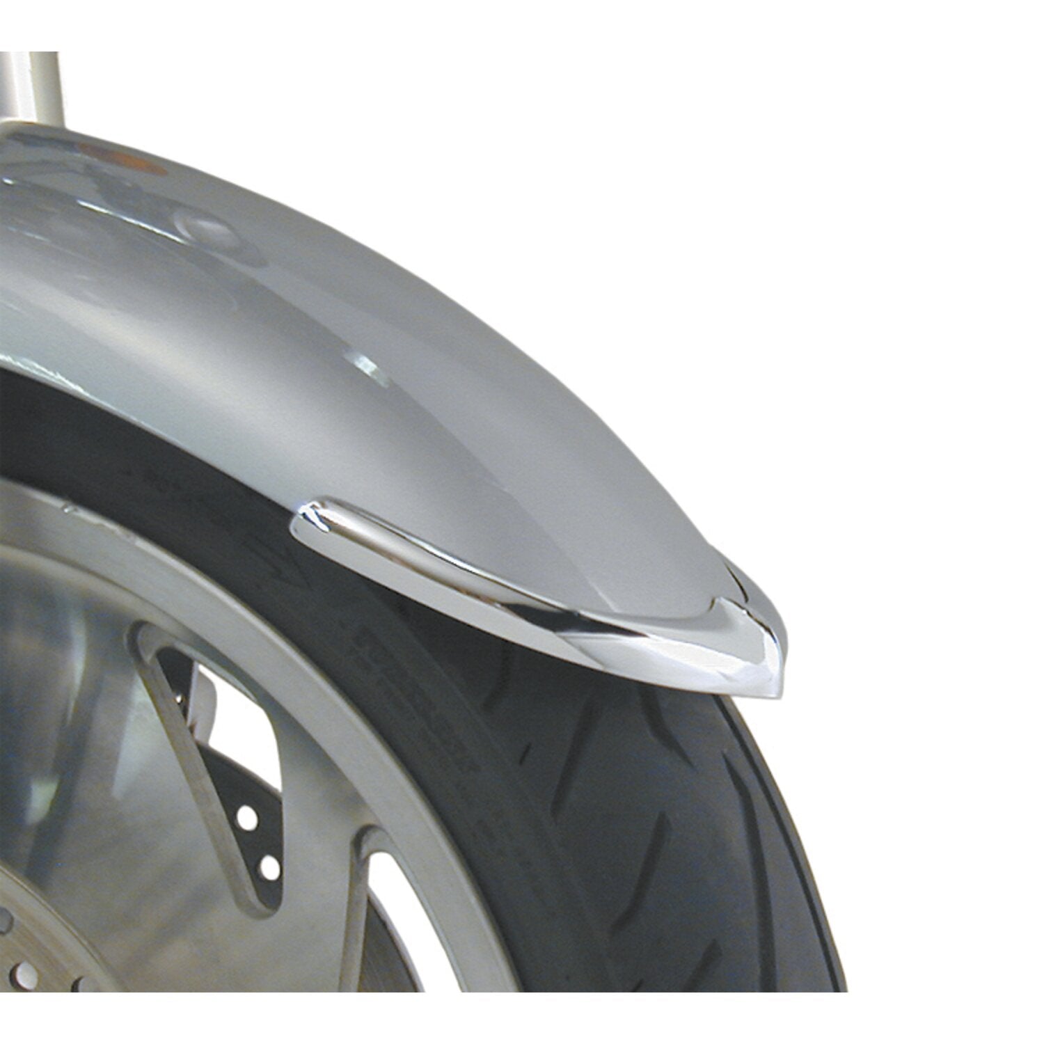 National Cycle cast front fender tip set chrome