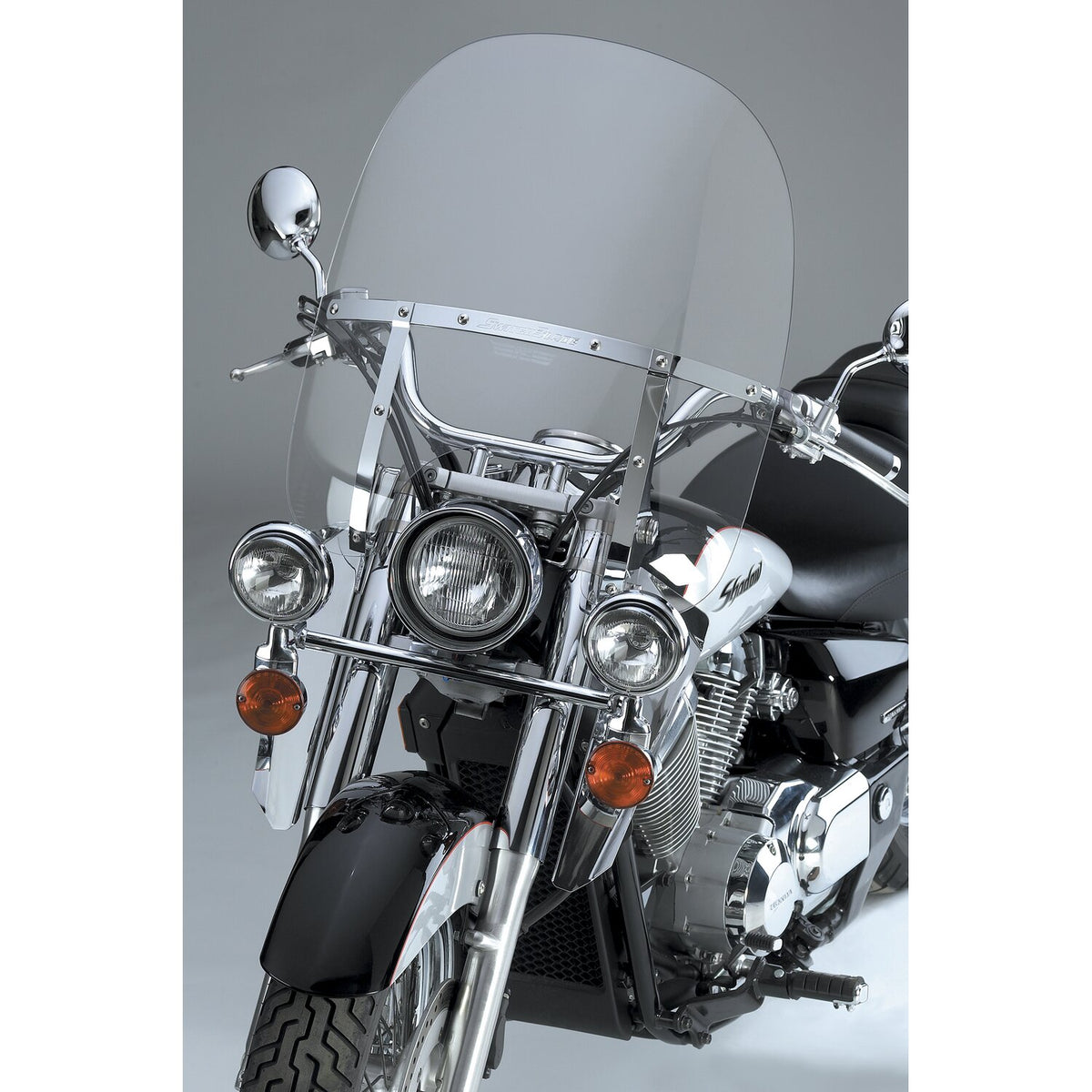 National Cycle SwitchBlade® Quick Release Windshield 2-Up® Clear