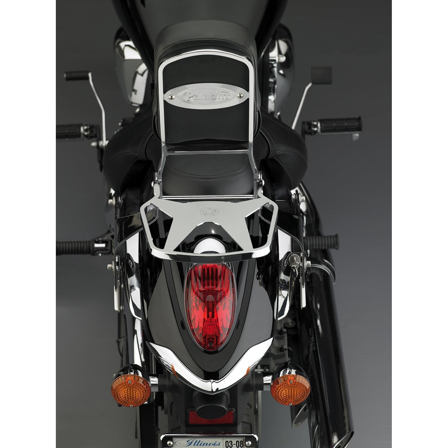 National Cycle cast rear fender tip chrome