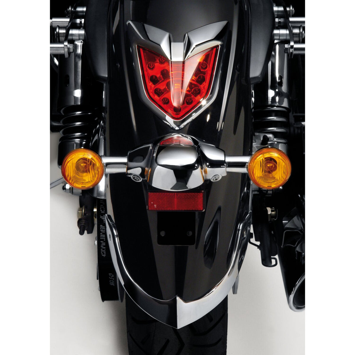 National Cycle cast rear fender tip chrome