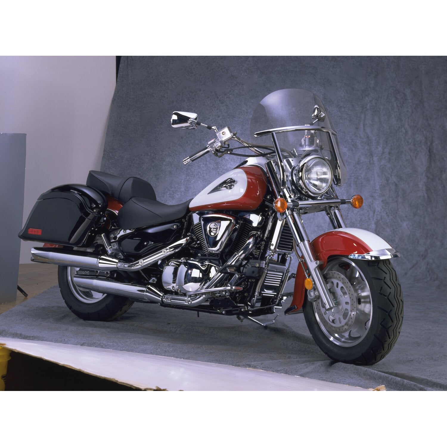 National Cycle cast front fender tip set chrome