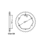 JT Sprockets JTA Rear Sprocket 761.38