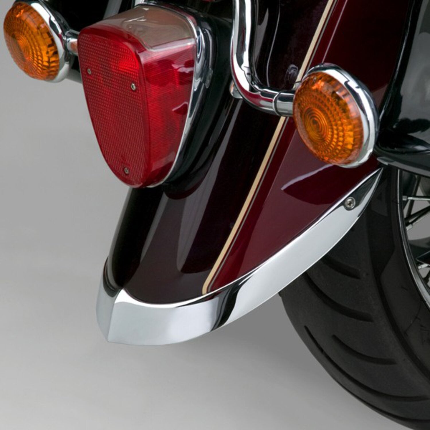 National Cycle cast rear fender tip chrome