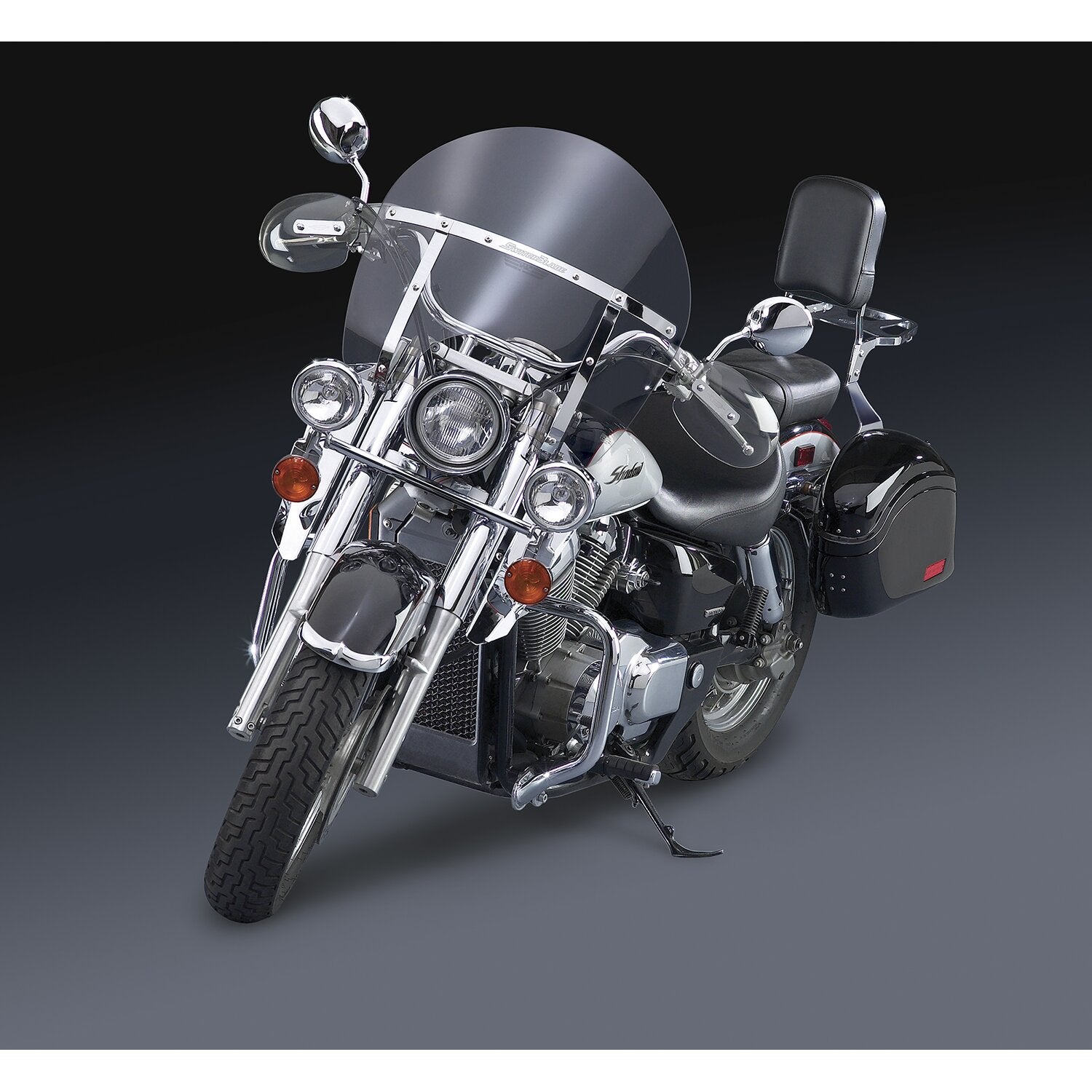 National Cycle SwitchBlade® Quick Release Windshield Chopped™ Clear