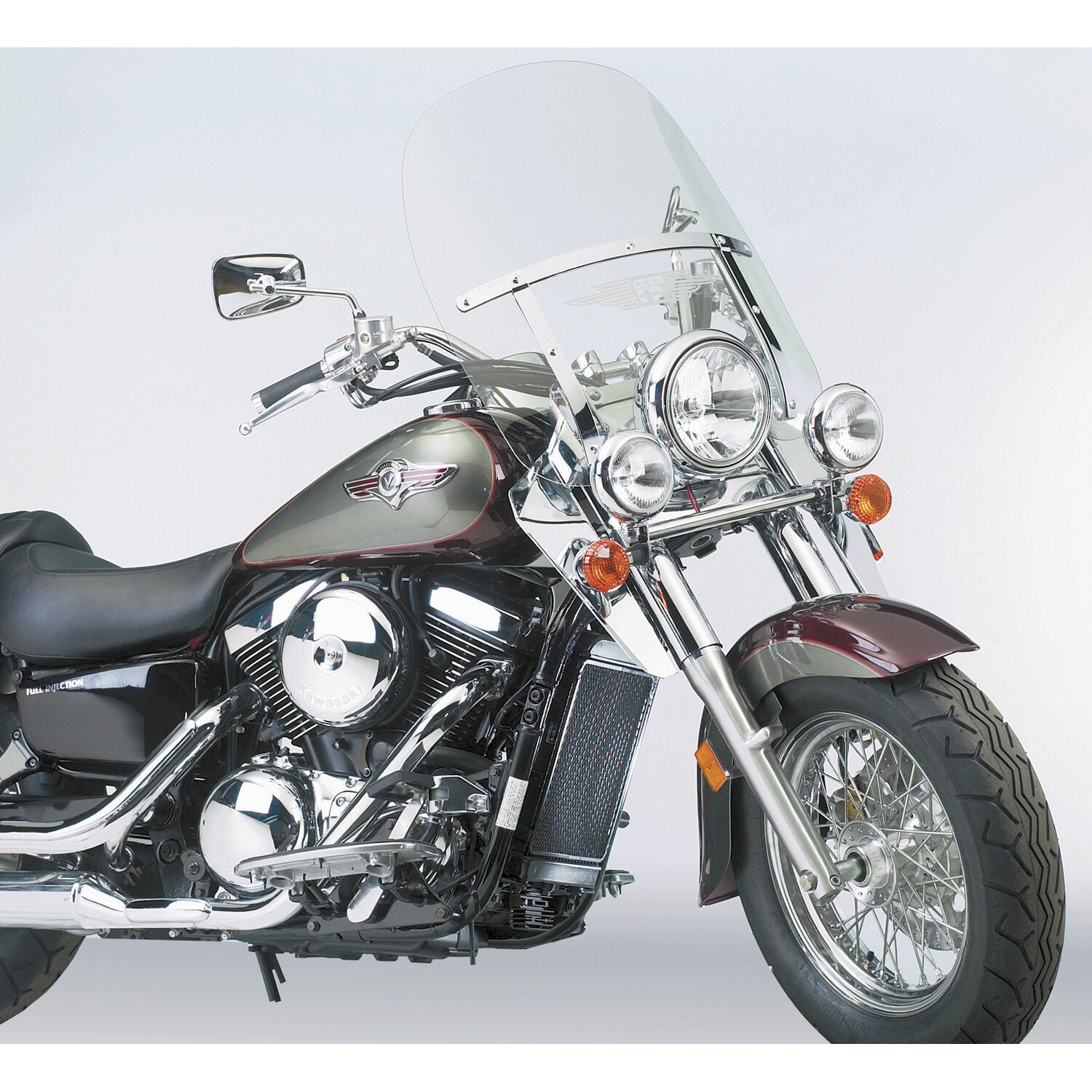 National Cycle Heavy Duty lower deflectors chrome