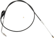 La Choppers Black Vinyl Braided Handlebar Idle Cable