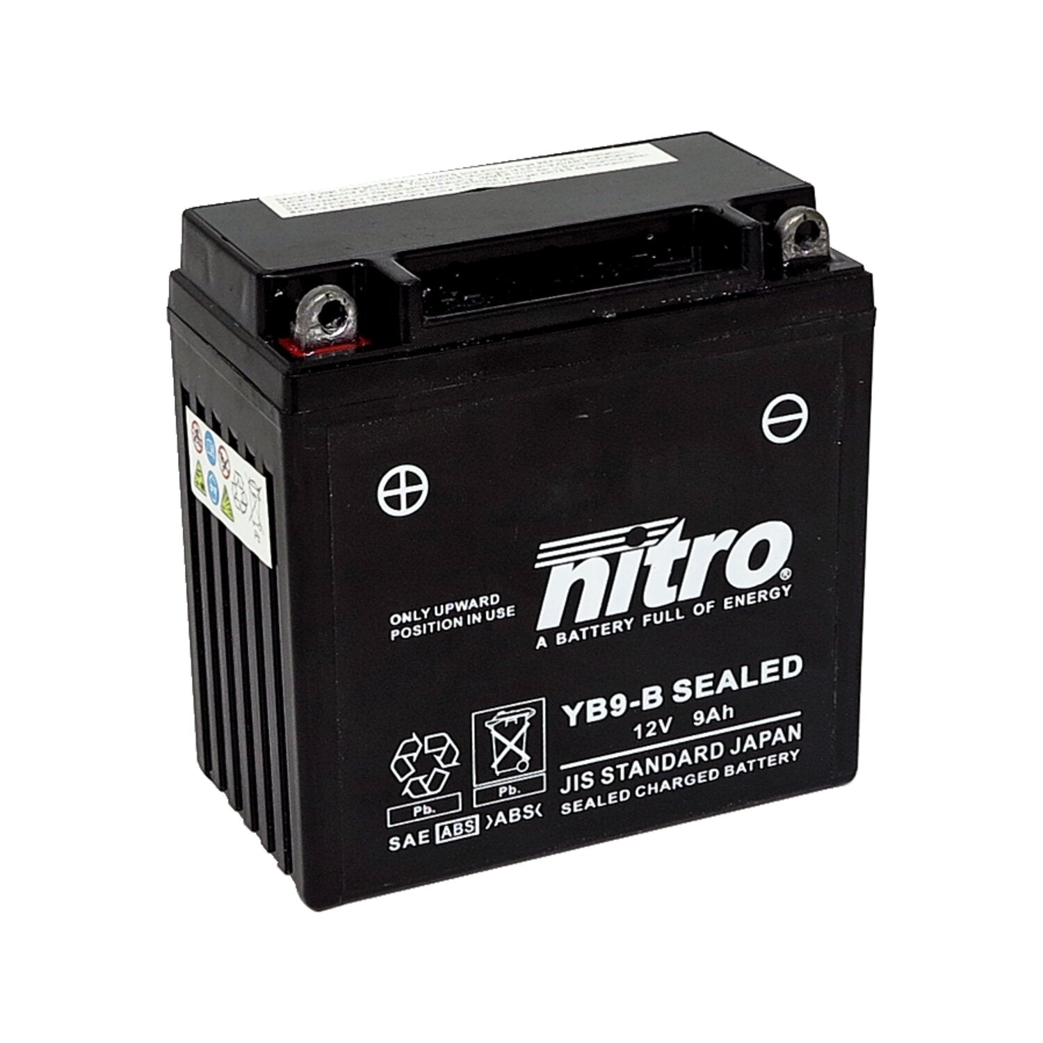 Nitro sealed YB9-B AGM battery