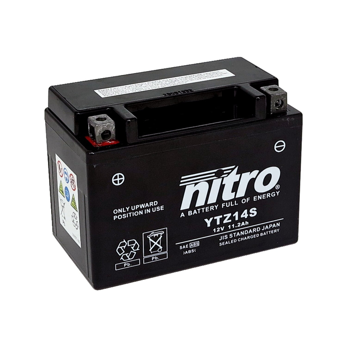 Nitro sealed YTZ14S AGM battery
