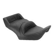 Mustang 1-piece 2-up touring seat heated plain black