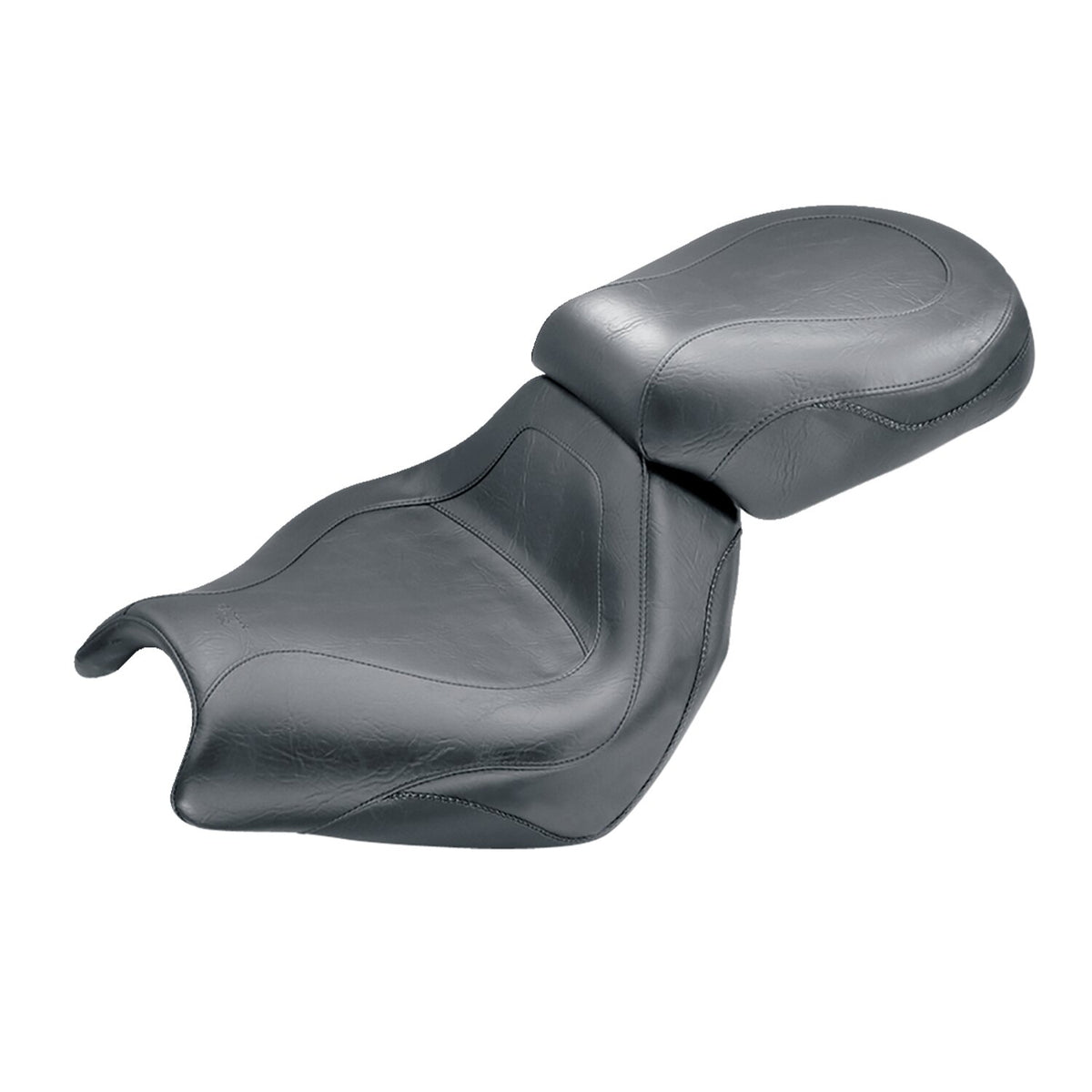 Mustang 2-p vintage sport touring seat plain black