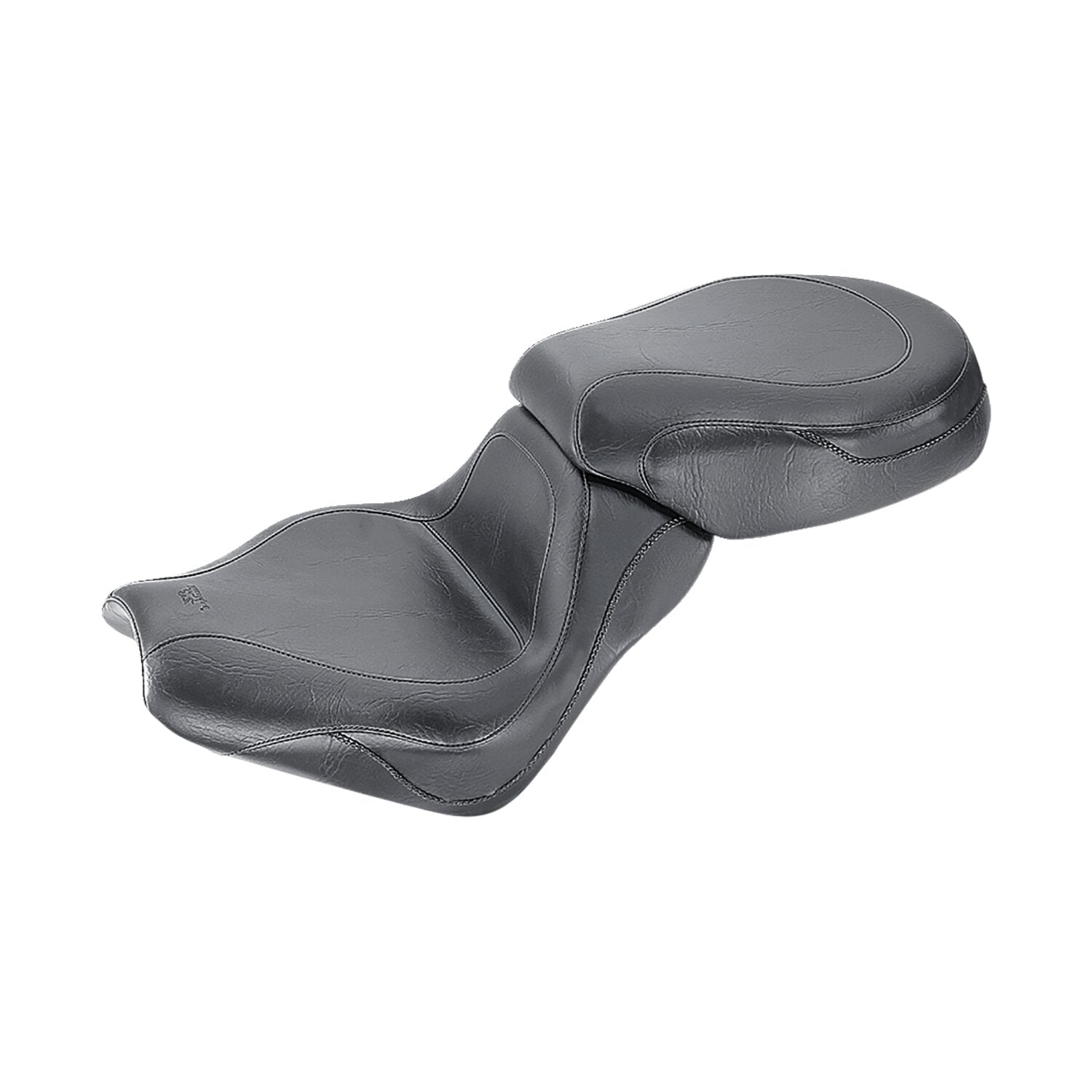 Mustang 2-p vintage sport touring seat plain black