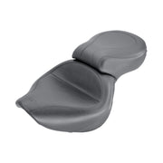 Mustang 1-piece 2-up wide touring vintage seat plain black