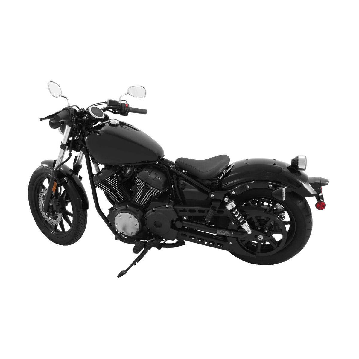 Mustang spring solo seat plain black