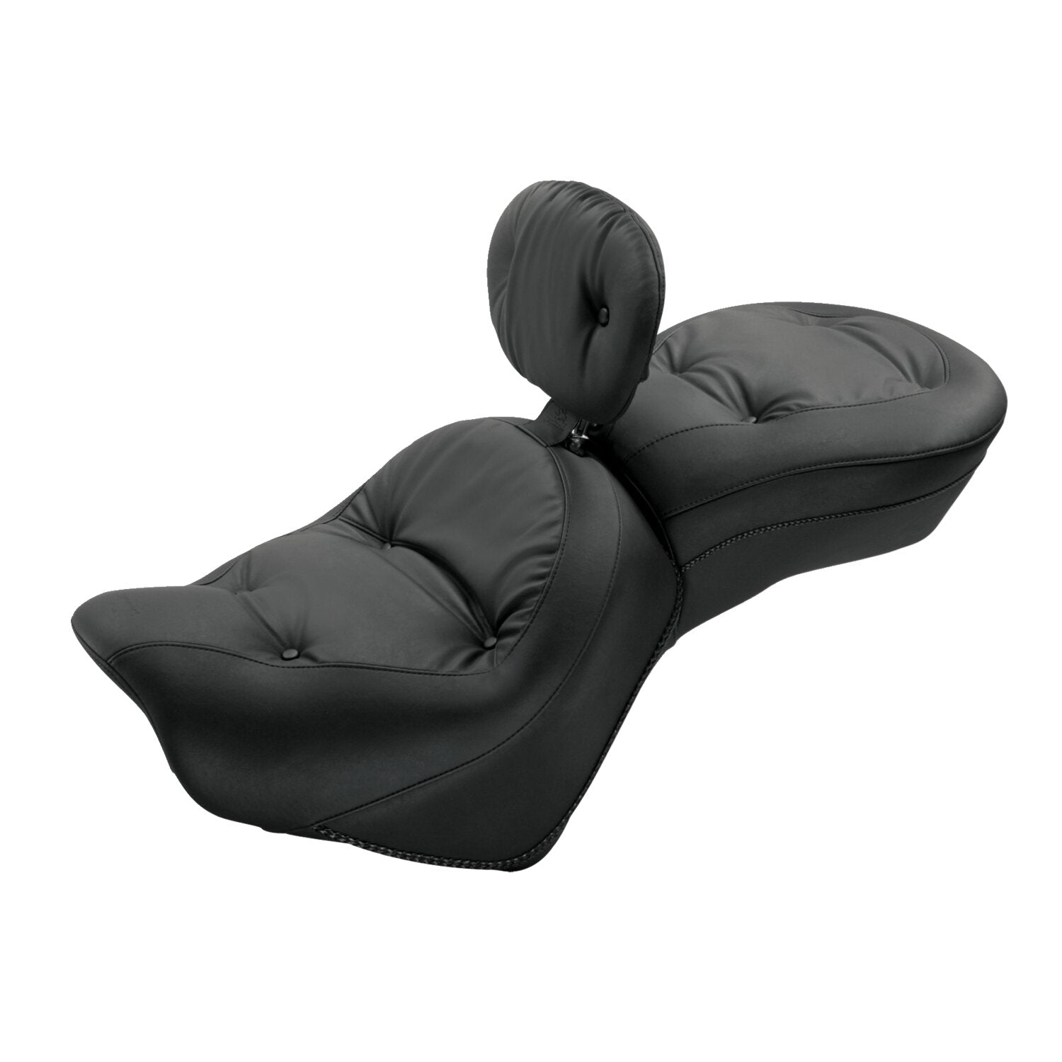 Mustang 1-p wide touring regal seat plain black